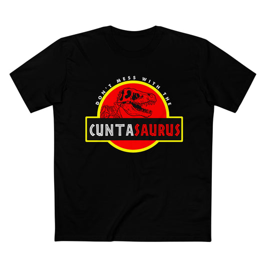 Cuntasaurus Retro Dino Graphic Tee — Don’t Mess With a Cuntasaurus