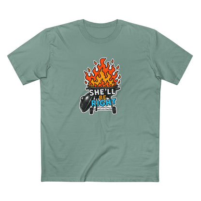 BBQ on Fire "She'll Be Right" Tee