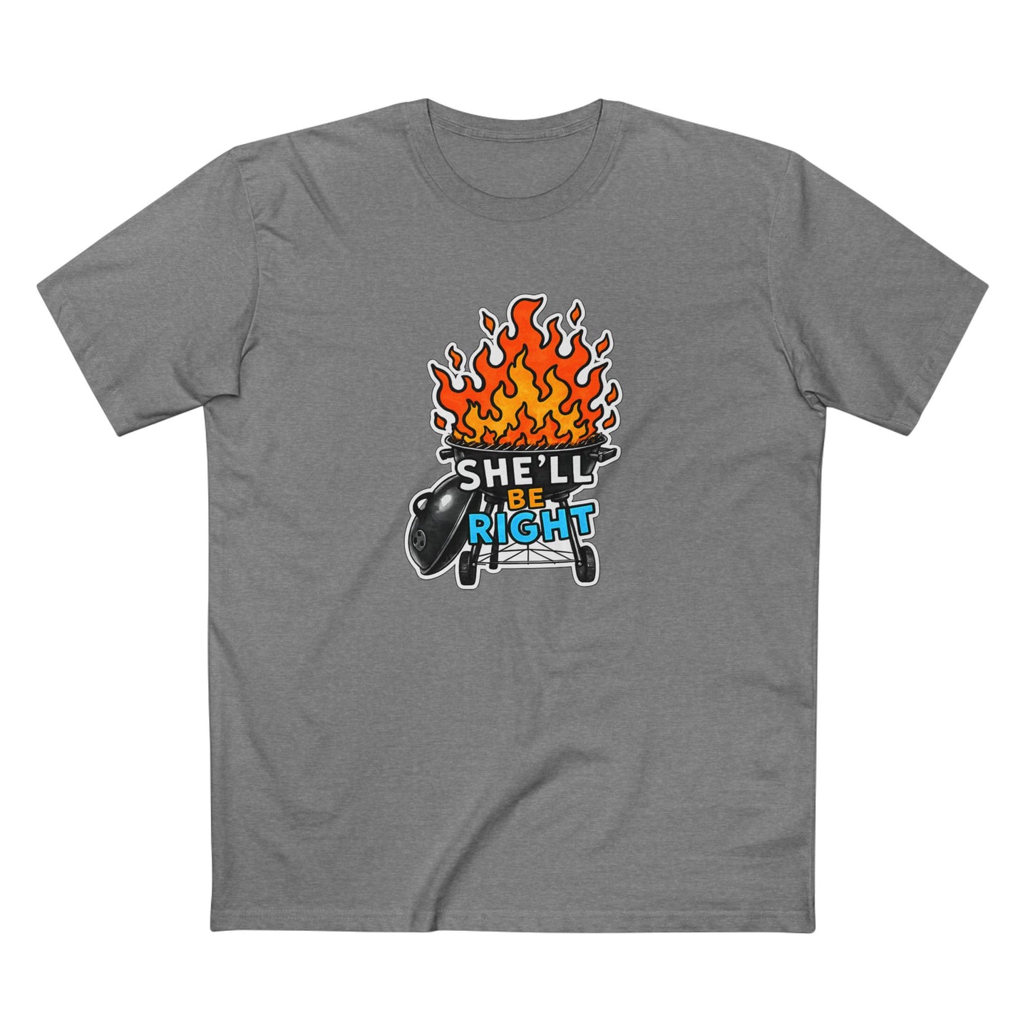 BBQ on Fire "She'll Be Right" Tee