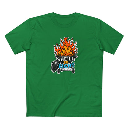 BBQ on Fire "She'll Be Right" Tee
