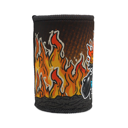 She'll Be Right Flaming Grill Stubby Cooler — Funny BBQ Stubby Holder
