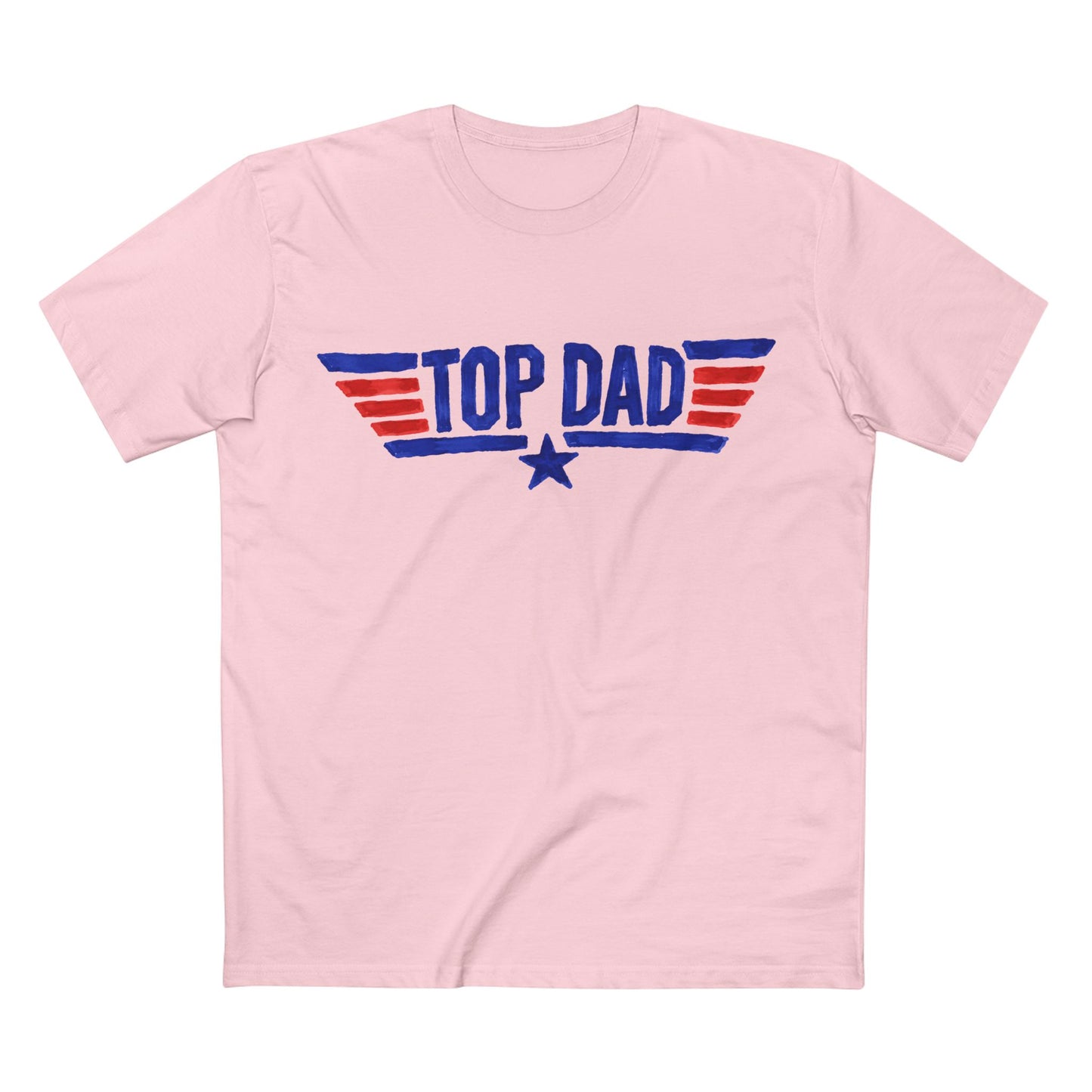 Top Dad T-Shirt — Retro Patriotic 'Top Gun' Inspired Tee for Dad