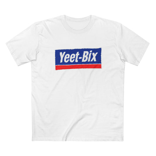 Yeet-Bix Graphic Tee — Retro Parody Cereal Logo T-Shirt