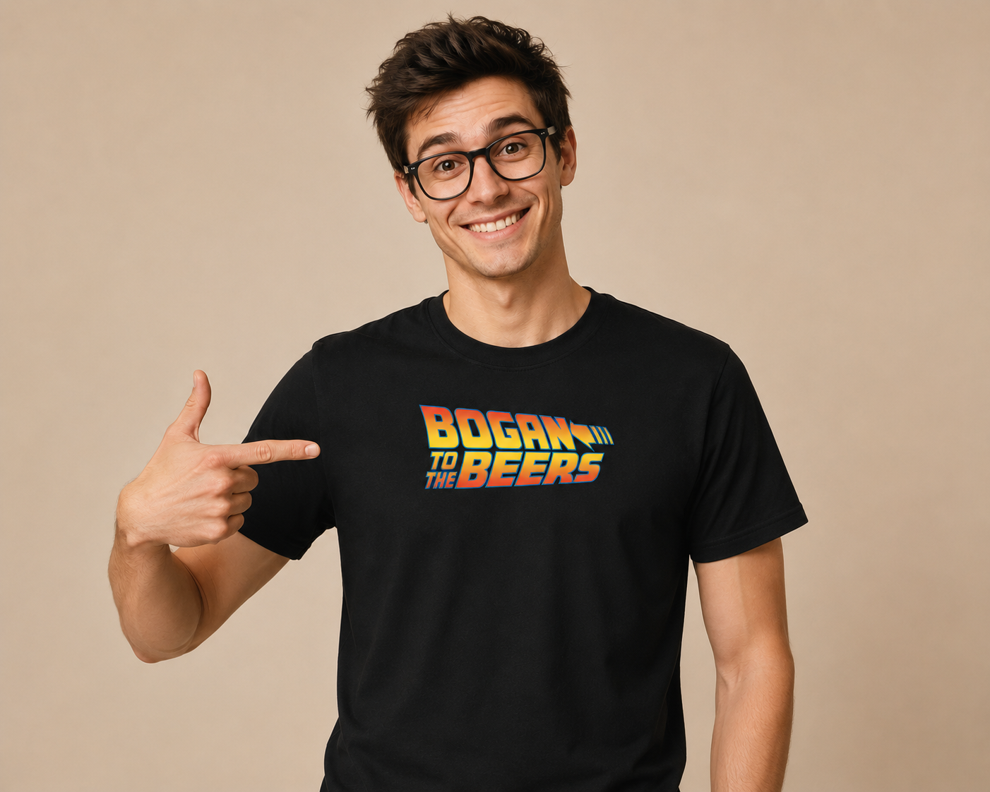 Bogan to the Beers Tee – Back to the Future Parody Tee