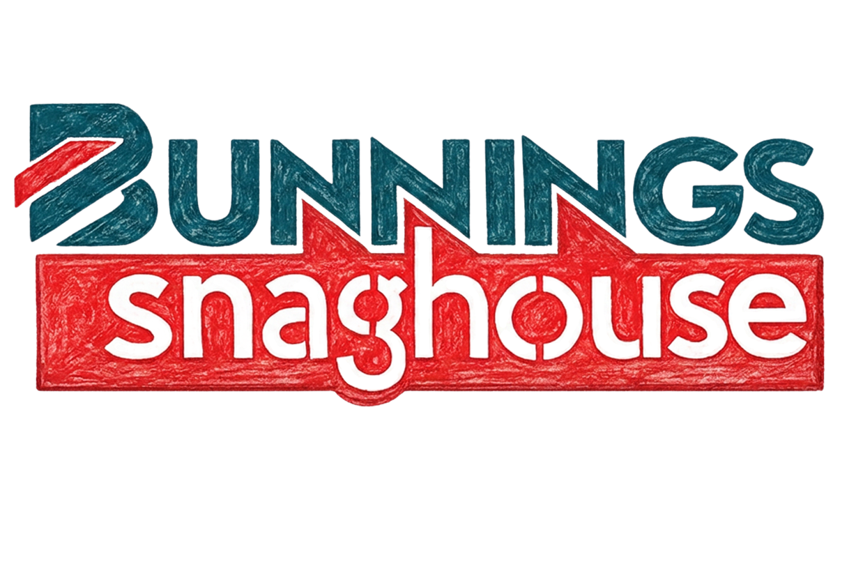 Bunnings Snaghouse T‑Shirt — Bunnings Warehouse Parody Tee