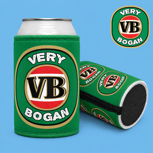 Stubby Cooler — "Very Bogan" VB Logo Can Cooler
