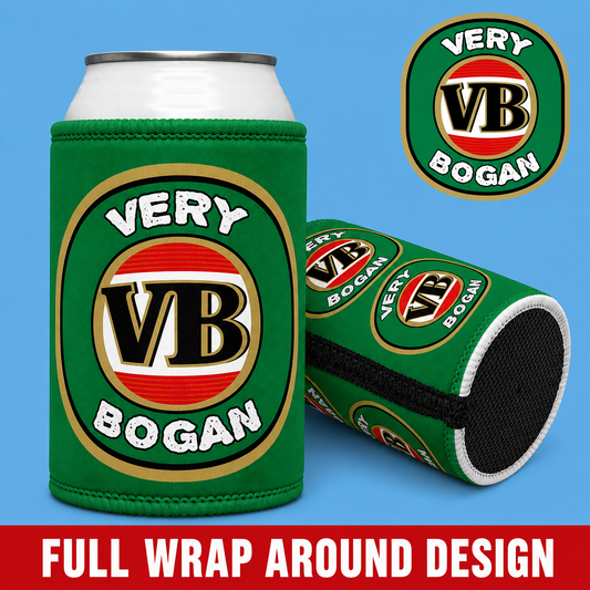 Stubby Cooler — "Very Bogan" VB Logo Can Cooler