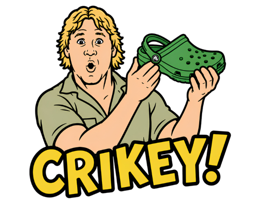 Crikey! Crocodile Hunter Mug — Funny Steve Irwin Tribute Ceramic Coffee Cup