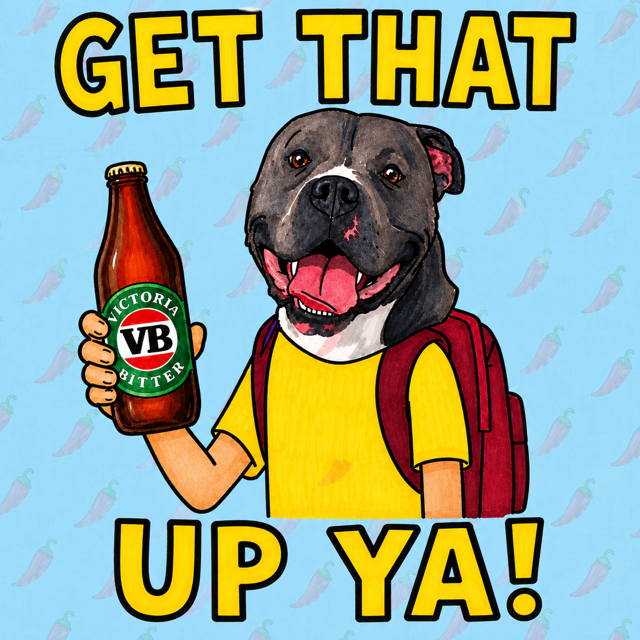 Get That Up Ya! Dog Beer T-Shirt