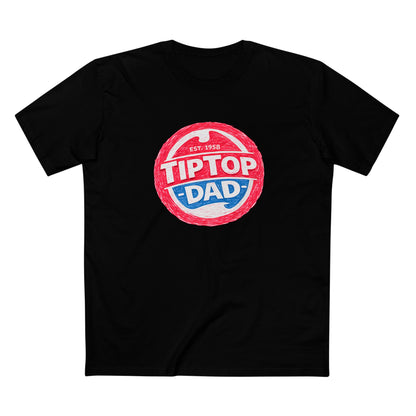 Tip Top Dad T-Shirt — Vintage Red & Blue Dad Logo Tee (Father’s Day Gift)