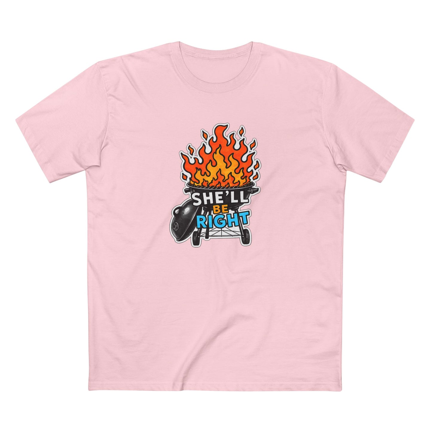 BBQ on Fire "She'll Be Right" Tee
