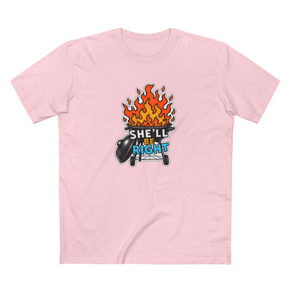 BBQ on Fire "She'll Be Right" Tee