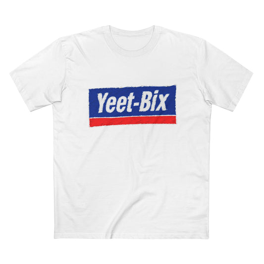 Yeet-Bix Graphic Tee — Retro Parody Cereal Logo T-Shirt